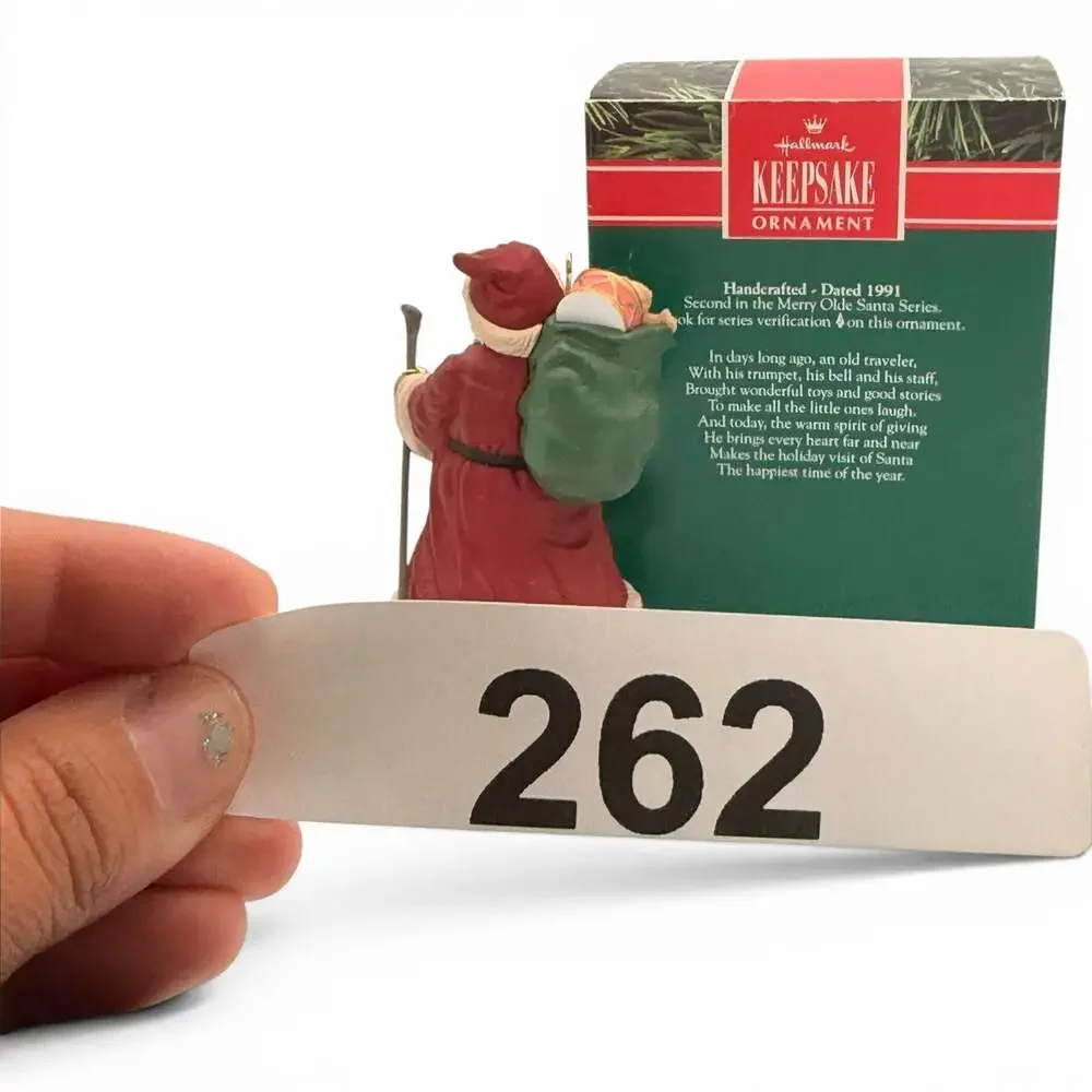 Hallmark Ornament: 1991 Merry Old Santa